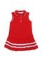Vestido Polo Tommy Hilfiger Kids Listrado Vermelho - Marca Tommy Hilfiger Kids