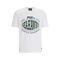 Camiseta BOSS X NFL Branca De Algodão Stretch Com Marca Colaborativa - Marca BOSS