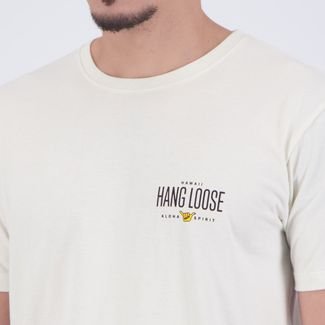 Camiseta Hang Loose Rainbow Off White