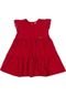 Vestido Curto Infantil Vermelho Momi M Vermelho - Marca Momi