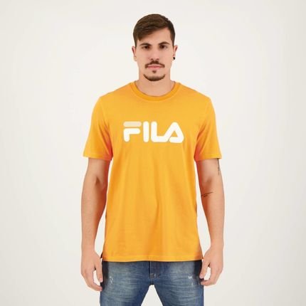 Camiseta Fila Letter Premium III Laranja - Marca Fila