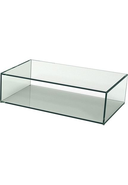 Mesa De Centro De Vidro O - 120X60X35H Vidrotec Branco - Marca Vidrotec