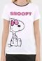 Blusa Snoopy by FiveBlu Foil Branca - Marca Snoopy by Fiveblu