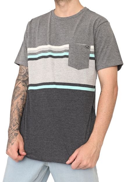 Camiseta Billabong Spinner Cinza - Marca Billabong