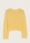 Cardigan Infantil GAP Tricot Amarelo - Marca GAP