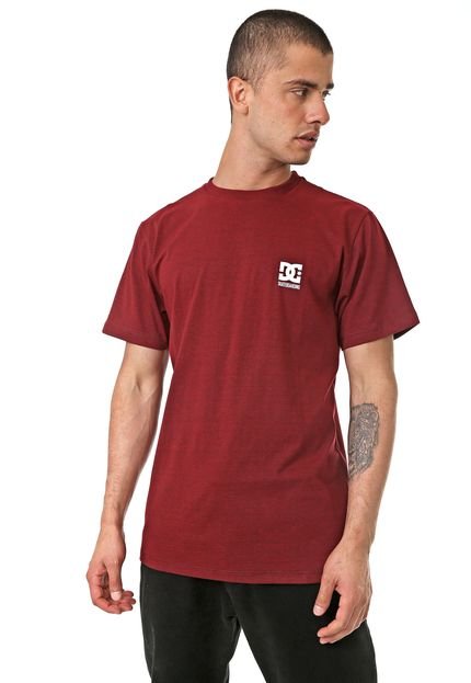 Camiseta DC Shoes Basic Logo Vinho - Marca DC Shoes