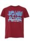 Camiseta John John Lettering Vermelha - Marca John John
