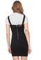 Vestido Sarja Calvin Klein Jeans Curto Fivela Preto - Marca Calvin Klein Jeans