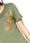 Camiseta Colcci Pássaros Verde - Marca Colcci