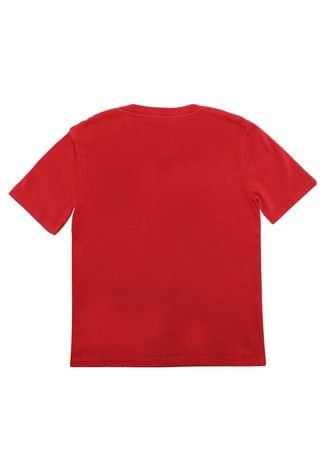 Camiseta Ellus Kids Menino Escrita Vermelha