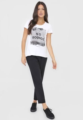 Blusa Calvin Klein Jeans No Bounds Branca