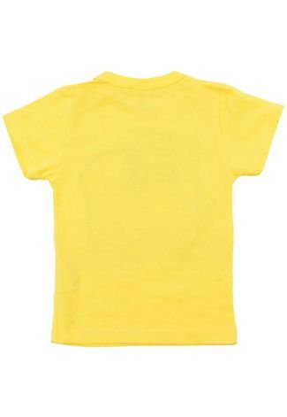 Camiseta Marlan Menino Personagens Amarelo
