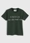 Camiseta Romitex Infantil Lettering Verde - Marca Romitex