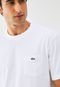 Camiseta Lacoste Slim Pocket Logo Branca - Marca Lacoste