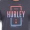 Camiseta Hurley Stencil WT23 Masculina Preto Mescla - Marca Hurley