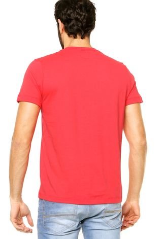 Camiseta Manga Curta Colcci Onça Vermelha