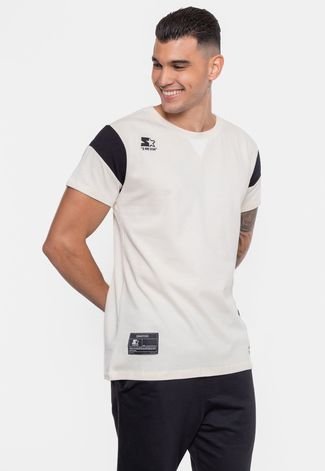 Camiseta Starter Estampada Off White