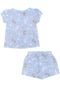 Conjunto 2pçs Fakini Menina Estampado Azul - Marca Fakini