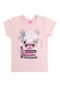 Camiseta Kamylus Infantil Urso Rosa - Marca Kamylus