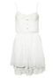 Vestido Transparência Renda Off-White - Marca Shop 126