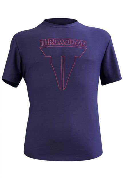 Camiseta Throwdown Dry Microfibra Azul - Marca Throwdown