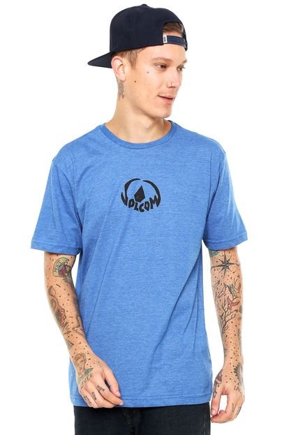 Camiseta Volcom Dark Stone Azul - Marca Volcom