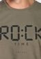 Camiseta Colcci Rock Time Verde - Marca Colcci