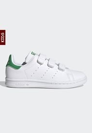 Tenis Lifestyle Blanco-Verde adidas Kids Stan Smith