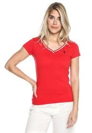 Camiseta Rojo-Blanco Us Polo Assn