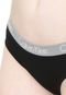 Kit 3pçs Calcinha Calvin Klein Underwear Tanga Logo Vinho/Preto/Branco - Marca Calvin Klein Underwear