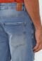 Bermuda Jeans Dzarm Reta Destroyed Azul - Marca Dzarm