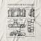 Camiseta Feminina Anatomy Of A Camera - Off White - Marca Studio Geek 