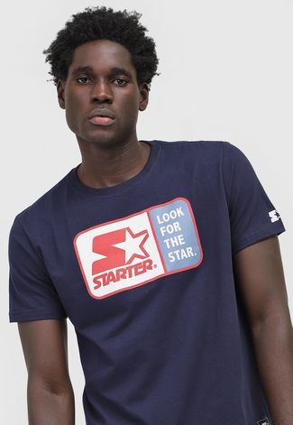 Camiseta S Starter Look For The Star Azul-Marinho