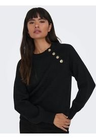 Sweater Only Negro - Calce Regular