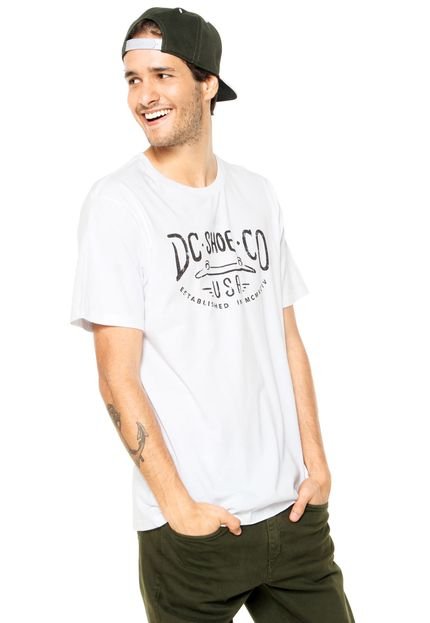 Camiseta DC Shoes Workers Branca - Marca DC Shoes