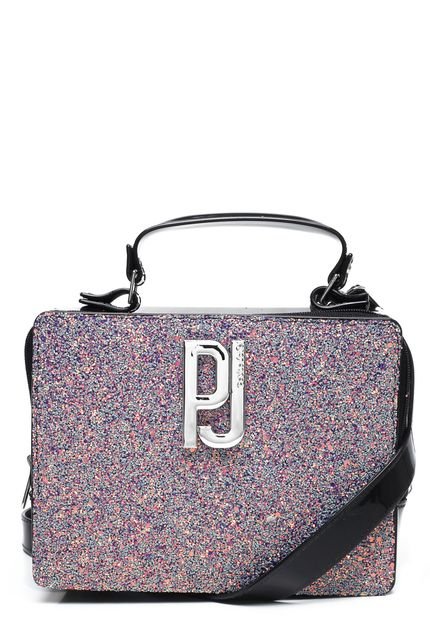 Bolsa Transversal Petite Jolie Glitter Preta - Marca Petite Jolie