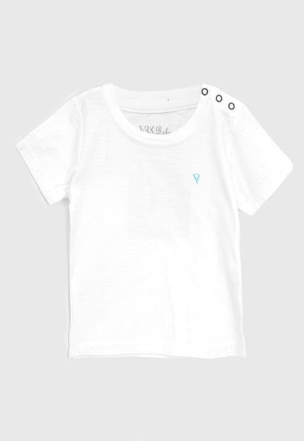 Camiseta VRK KIDS Infantil Botões Branco - Marca VRK KIDS