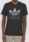 Camiseta adidas Originals Trefoil Drawing Preta - Marca adidas Originals