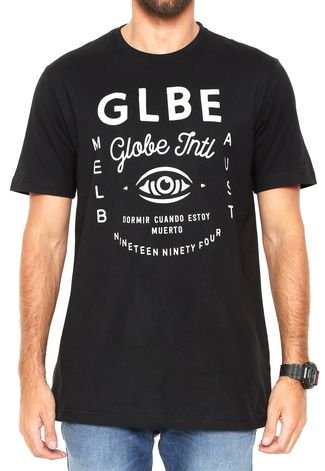 Camiseta Globe Básica Eye Preta