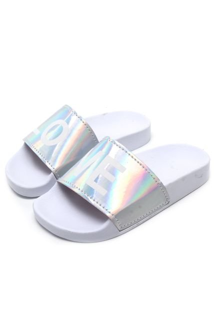 Chinelo Tricae Slide Menina Prata - Marca Tricae