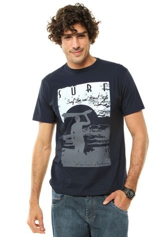 Camiseta FiveBlu Surf Azul