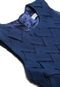 Vestido Nick Liso Azul-Marinho - Marca Nick