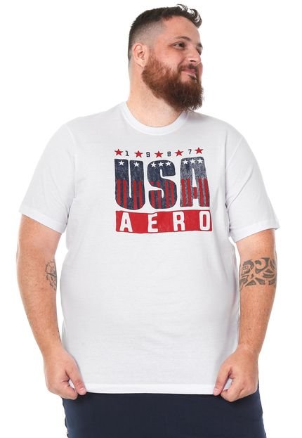 Camiseta Aeropostale USA Branca - Marca Aeropostale