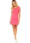 Vestido FiveBlu Curto Recortes Rosa - Marca FiveBlu