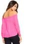 Blusa Holin Stone Ombro a Ombro Rosa - Marca Holin Stone