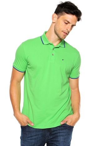 Camisa Polo Ellus Bordado Verde