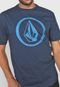 Camiseta Volcom Refiner Azul-Marinho - Marca Volcom