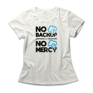Camiseta Feminina No Backup - Off White