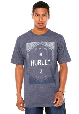 Camiseta Hurley Knocked Out Azul