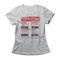 Camiseta Feminina Zombie Survival Guide - Mescla Cinza - Marca Studio Geek 